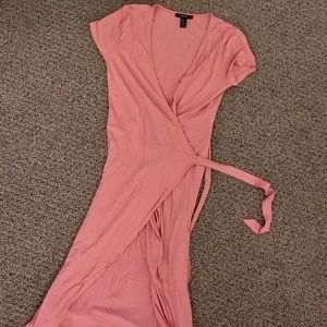 Forever21 Pink Wrap Dress